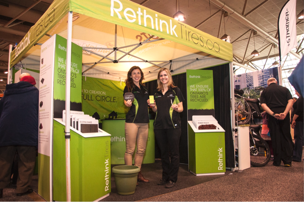 Green Living Show RethinkTires Booth